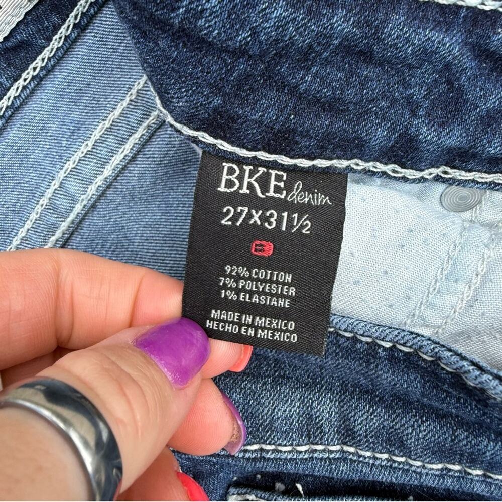 Buckle BKE Dakota 27R skinny Stretch Blue Jeans BKC1230R - Picture 5 of 9